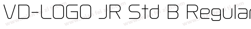 VD-LOGO JR Std B Regular字体转换